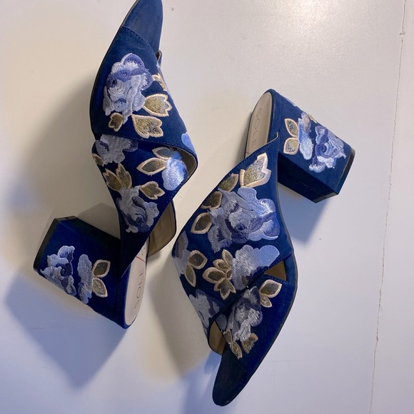 Sole society embroidered heels womens size 11 - Picture 4 of 4